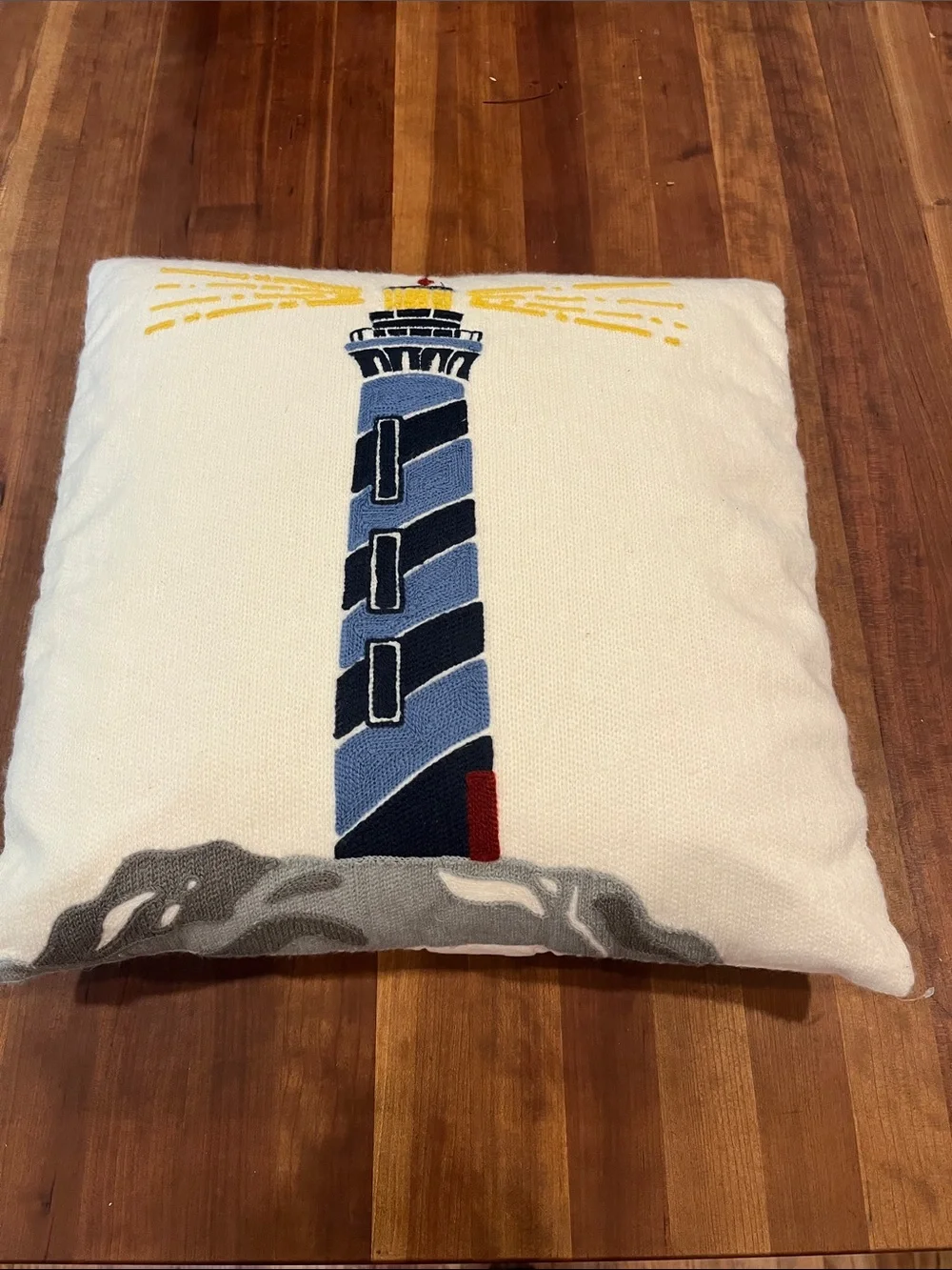 Pottery Barn Lighthouse Pillow ⚓️